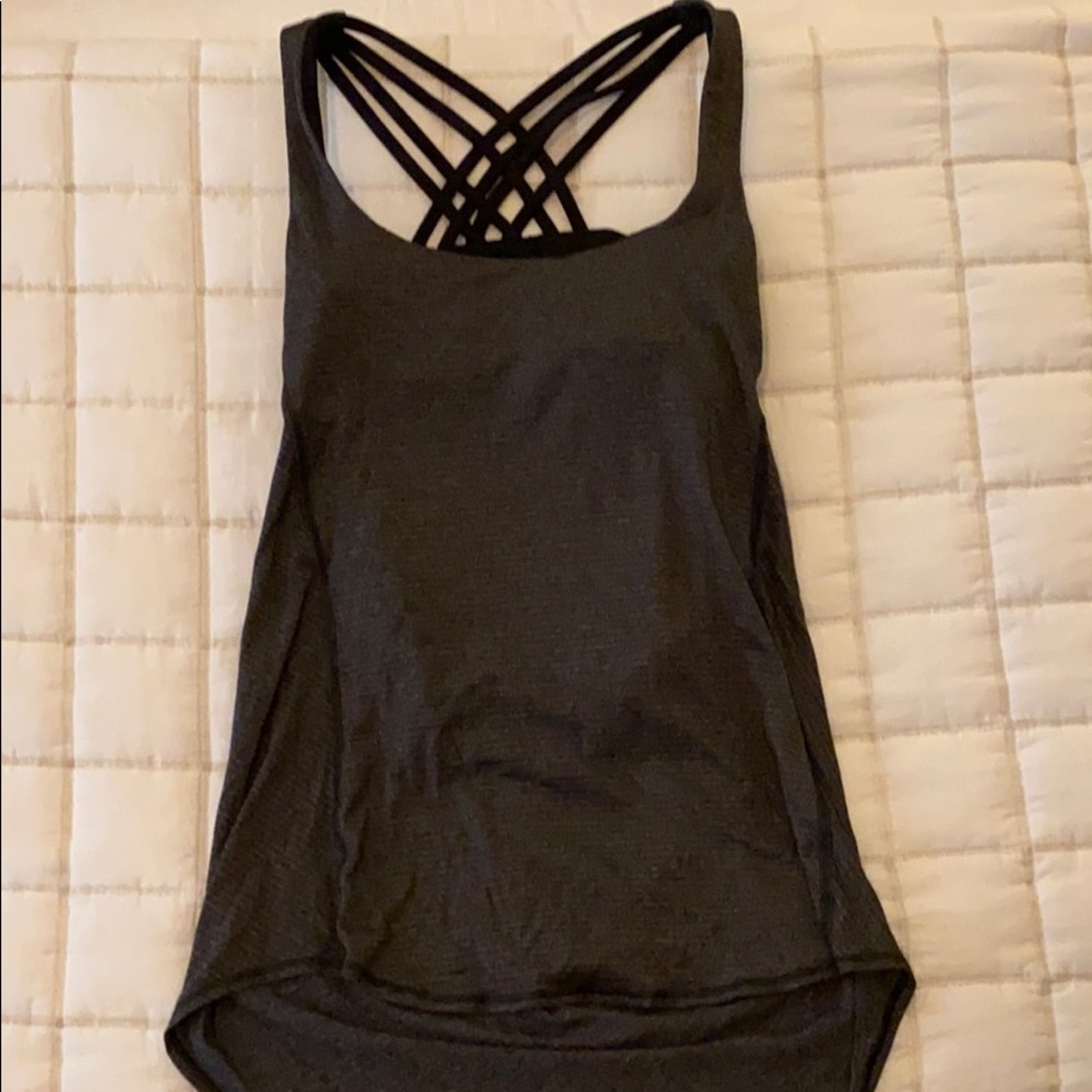 Lulu tank with built in bra